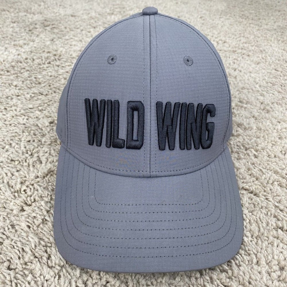 TaylorMade Golf Hat Wild Wing Myrtle Beach Gray Strapback Raised Letters Cap